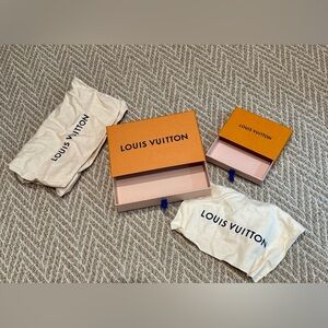 Louis Vuitton Orange and Cream Box Collection